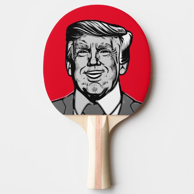 DONALD TRUMP  PING PONG PADDLE (Front)