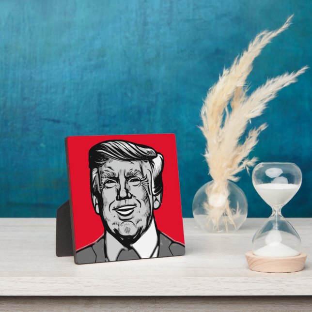 DONALD TRUMP  PLAQUE (Insitu)