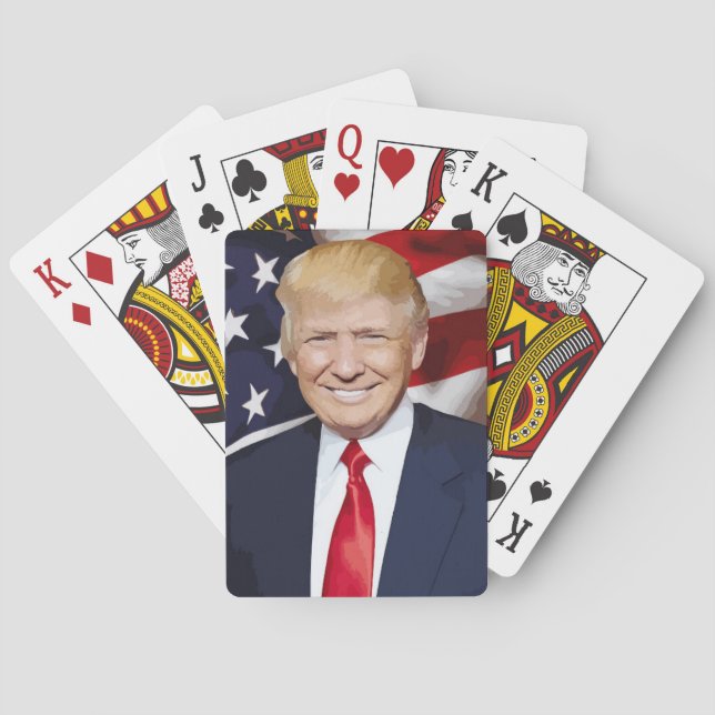 DONALD TRUMP  playing cards (Back)