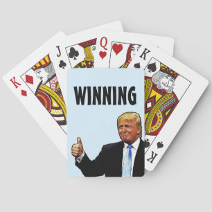 DONALD TRUMP PLAYING CARDS, WINNING CARDS