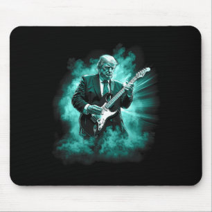 Donald Trump Playing Electric Rock Guitar _1  Mouse Mat
