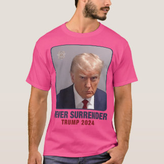 Donald Trump Police Mugshot Photo Not Guilty 45- T-Shirt