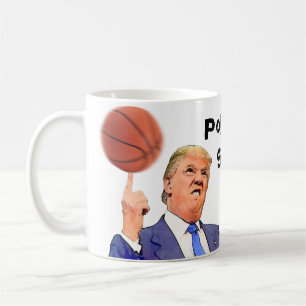 Donald Trump Political Satire mug   Basketball cup