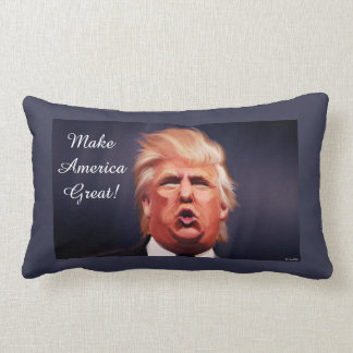 Donald Trump Polyester Lumbar Pillow 13" x 21"