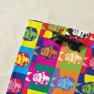 DONALD TRUMP POP ART BEACH TOWELS