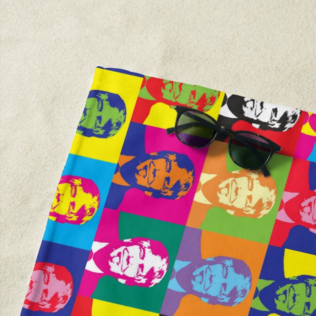 DONALD TRUMP POP ART BEACH TOWELS (In Situ)