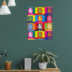 Donald Trump Pop Art Value Poster Paper