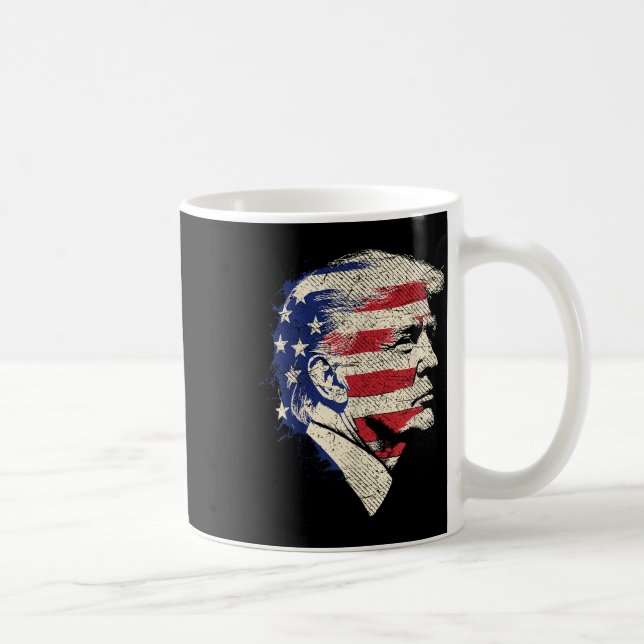 Donald Trump Portrait  Coffee Mug (Right)