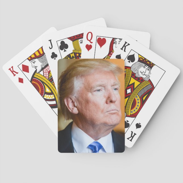 Donald Trump Portrait Playing Cards (Back)