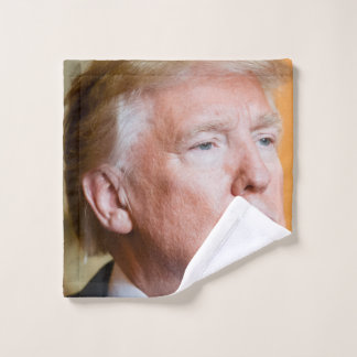 Donald Trump Portrait Wash Cloth