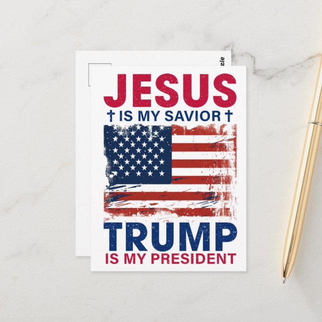 Donald Trump Postcard (Front/Back In Situ)