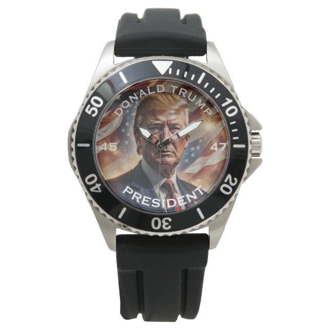 Donald Trump Presdent Portrait Watch (Front)
