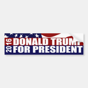 DONALD TRUMP President 2016 Bumper Sticker