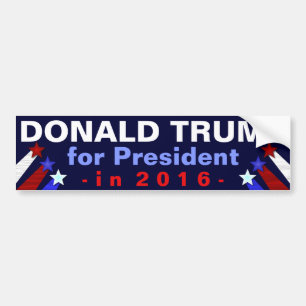 Donald Trump President 2016 Election Republican Bumper Sticker