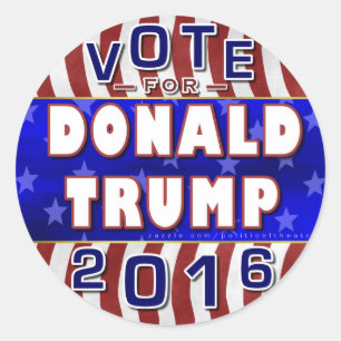 Donald Trump President 2016 Election Republican Classic Round Sticker