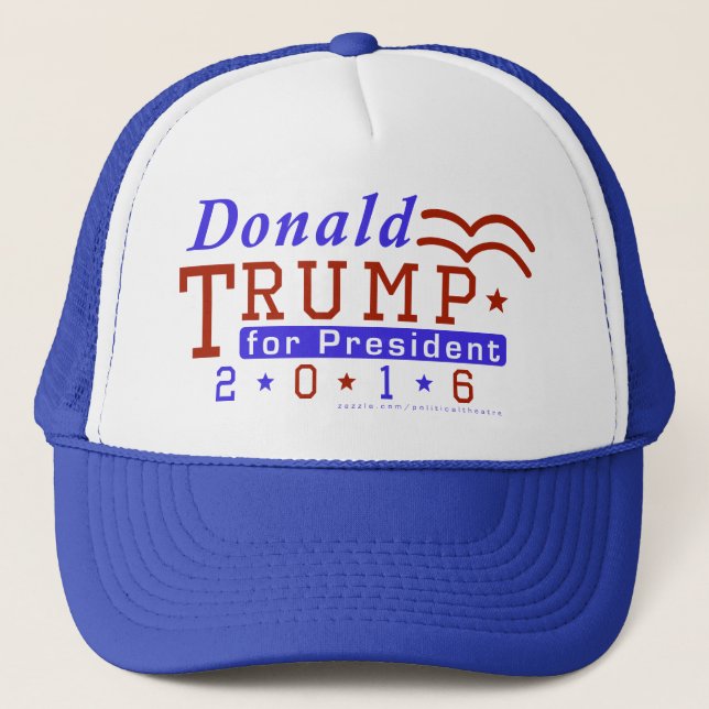 Donald Trump President 2016 Election Republican Trucker Hat (Front)