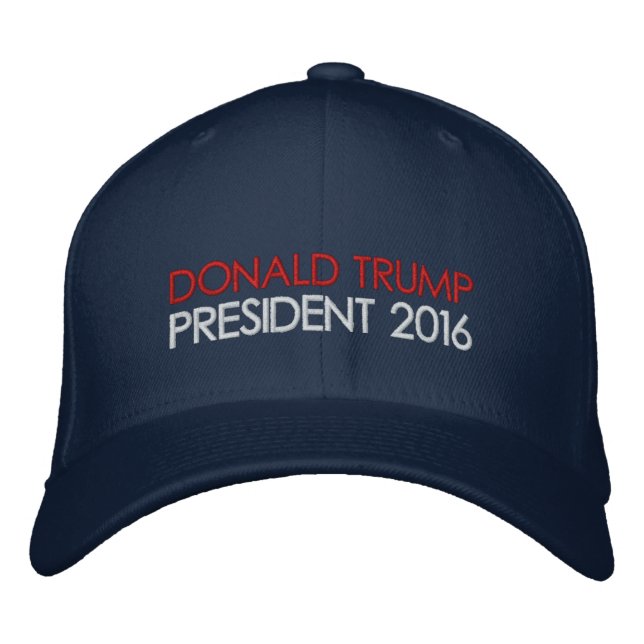Donald Trump President 2016 Embroidered Hat (Front)