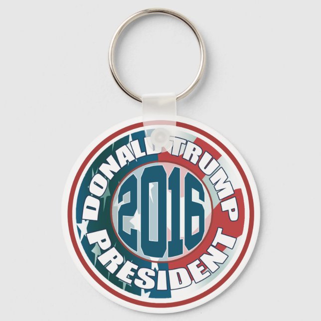 Donald Trump President 2016 Key Ring (Front)