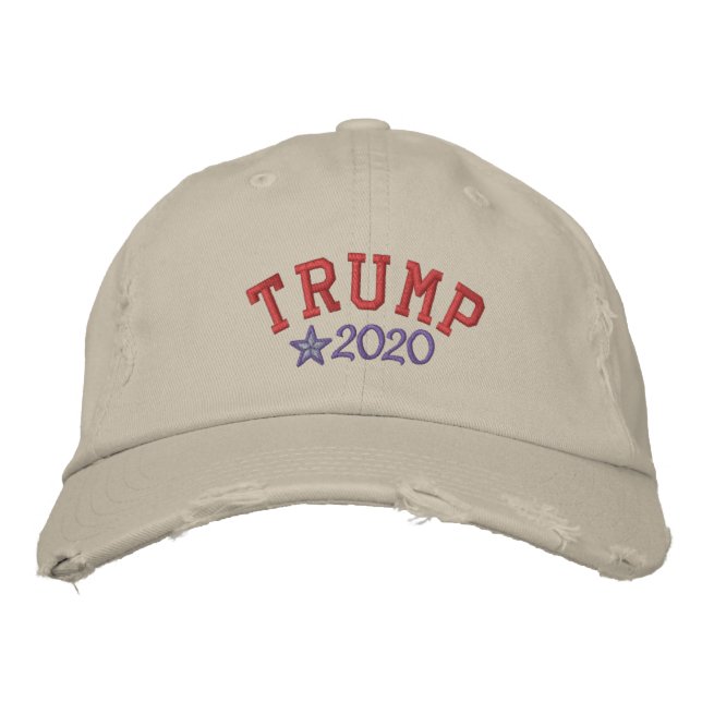 Donald Trump - President 2020 Embroidered Hat (Front)
