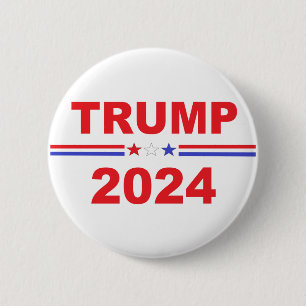 Donald Trump President 2024 6 Cm Round Badge