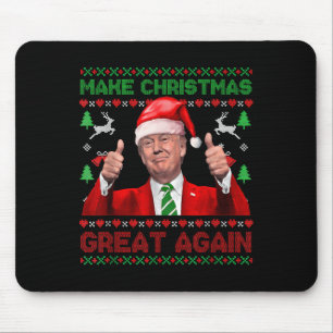 Donald Trump President 2024 Election Gifts Uni-adu Mouse Mat
