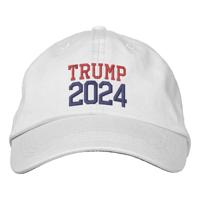 Donald Trump President 2024 Embroidered Hat (Front)