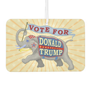 Donald Trump President 2024 Republican Elephant Car Air Freshener
