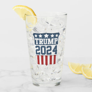 Donald Trump President 2024 Shield Glass