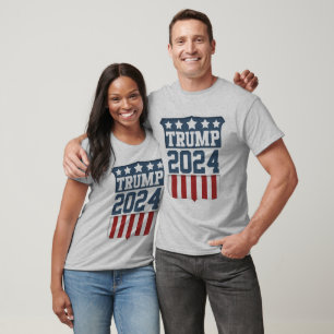 Donald Trump President 2024 Shield T-Shirt
