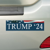 Donald Trump President 24 Bumper Sticker (On Car)