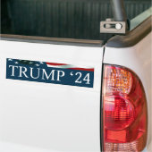 Donald Trump President 24 Bumper Sticker (On Truck)