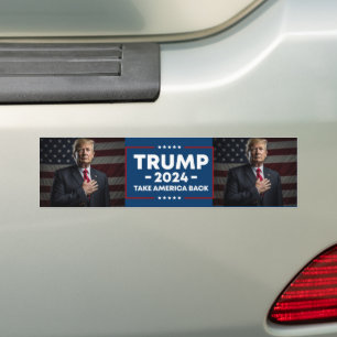 Donald Trump President 24 Bumper Sticker