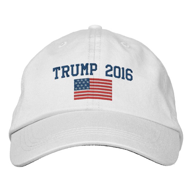 Donald Trump - President American Flag Embroidered Hat (Front)