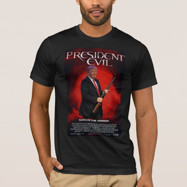 Donald Trump President Evil T-Shirt (Front)