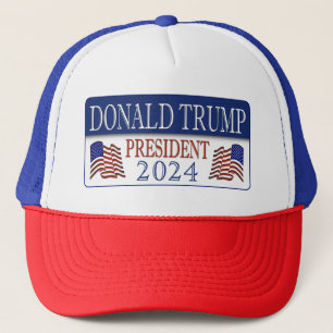 Donald Trump President in 2024 Trucker Hat