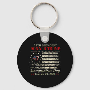 Donald Trump President Inauguration Day 2025 Key Ring