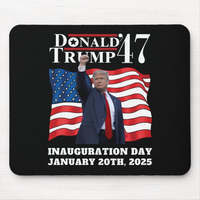 Donald Trump President Inauguration Day 2025 Victo Mouse Mat (Front)