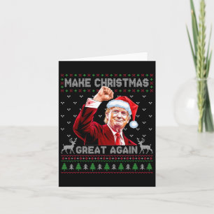 Donald Trump President Make Christmas Great Again  Card