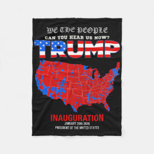 Donald Trump President Memorable Celebration Wear Fleece Blanket