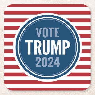 Donald Trump - President Square Paper Coaster