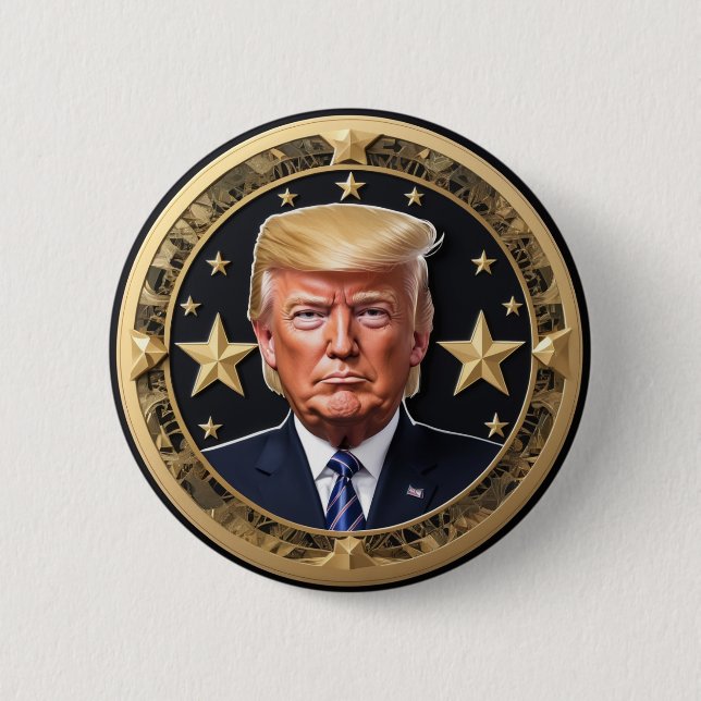 Donald Trump President Token Button (Front)