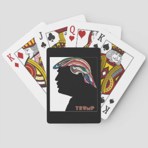 Donald Trump Psychedelic Combover Cards