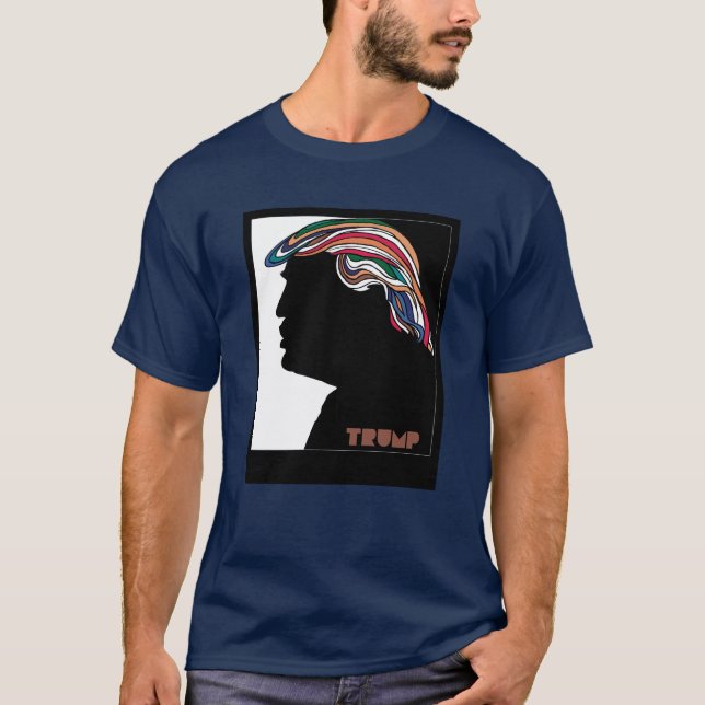 Donald Trump Psychedelic Combover T-Shirt (Front)