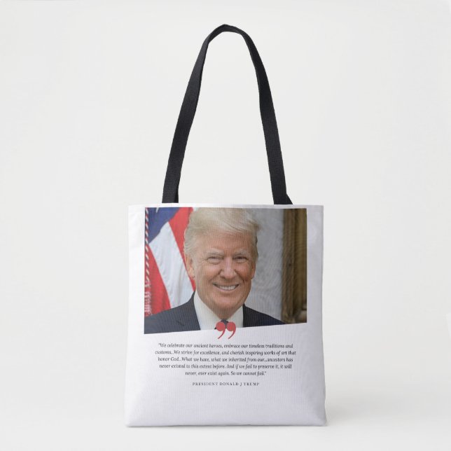 Donald Trump Quote  Tote Bag (Front)