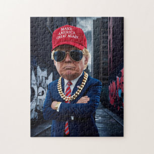 Donald Trump Rapper Puzzle - MAGA Hip Hop