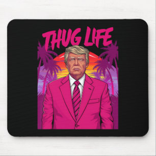 Donald Trump Retro Vintage Vibe Pink Funny Art Art Mouse Mat