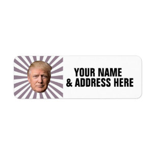 DONALD TRUMP RETURN ADDRESS LABLES