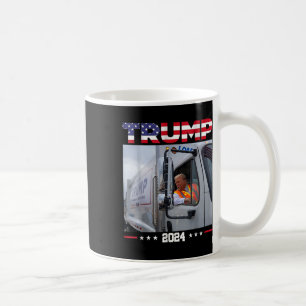 Donald Trump Rides Garbage Truck - Garbage Truck T Coffee Mug