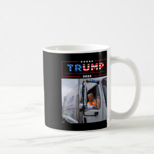 Donald Trump Rides In Garbage Truck Shirt Garbage Coffee Mug