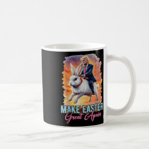 Donald Trump Riding Bunny Make Easter Great Again Coffee Mug